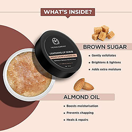 The Man Company Lip Care Combo with Lip Scrub & Lip Balm-14gm