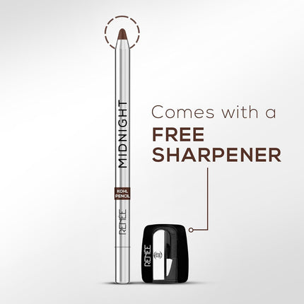 RENEE Midnight Kohl Kajal Pencil -1.5 Gm