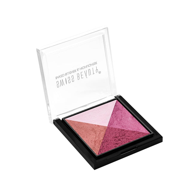 Swiss Beauty Mini Baked Shimmer Blusher-2.7cm