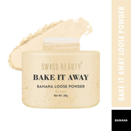 SWISS BEAUTY Bake It Away Makeup Natural Loose Powder-28g
