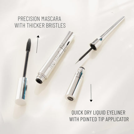 SWISS BEAUTY Liquid Metallic Wing & Volume Kit | Mascara + Eyeliner-12.5g