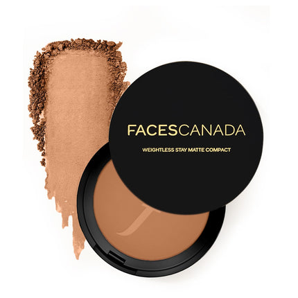 FACESCANADA Weightless Stay Matte Finish Compact Powder - Natural, 9g