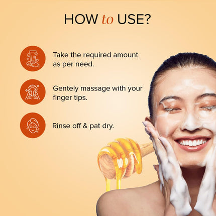 Khadi Natural Sandalwood & Honey Face Wash-210ml