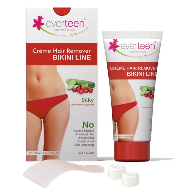 Everteen Silky Hair Removal Cream for Women 50g, Pack of 1