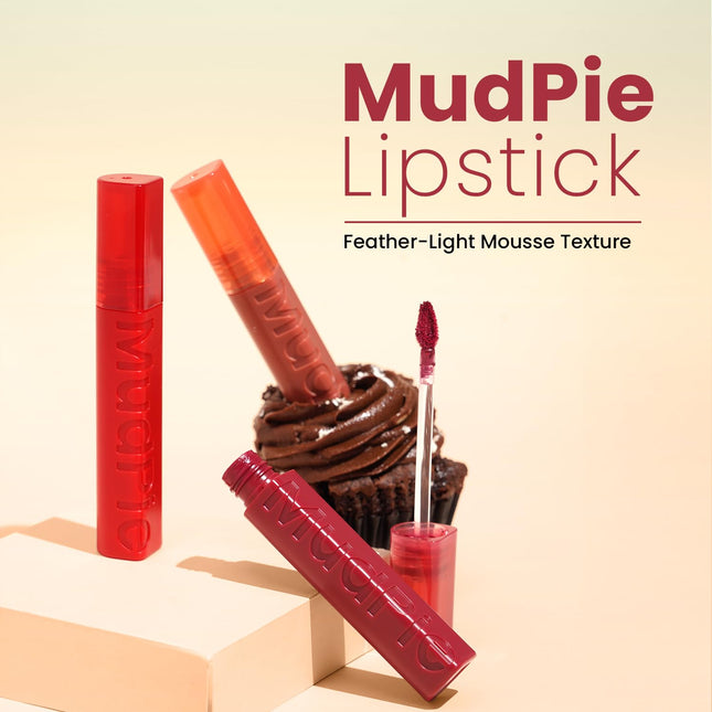 Swiss Beauty Mudpie Lipstick | Soft Matte Mousse Finish -3g