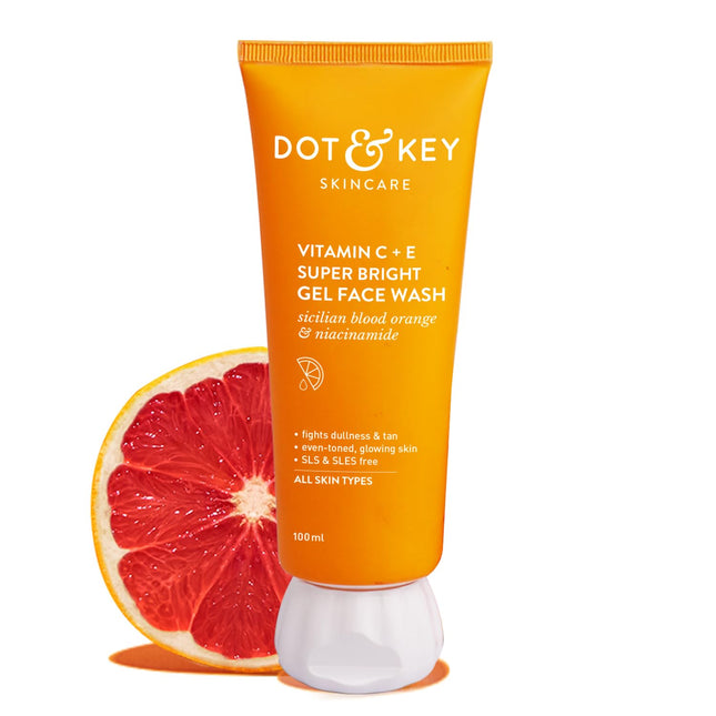 DOT & KEY Vitamin C + E Super Bright Gel Face Wash-100ml