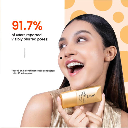 Foxtale SPF 50 Tinted cPA++++ - Nude | Niacinamide & Vitamin E | UVA/UVB Protection + BB Cream + Foundation- 50ml