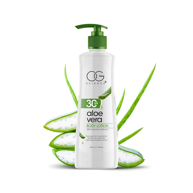 OG Beauty Science+ SPF 30 Body Lotion  Hydrating & Nourishing Formula with Aloe Vera, Vitamin E & Glycerine -350ml
