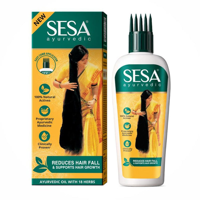 SESA Ayurvedic Hair Oil With Bhringraj & 17 Rare Herbs With Coconut OIL-200ML
