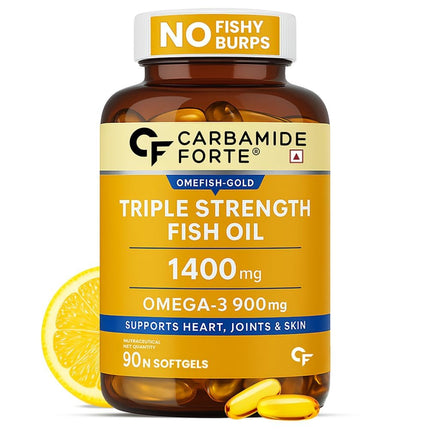 Carbamide Forte Omega 3 Fish Oil 1400mg | 90 Softgel Capsules