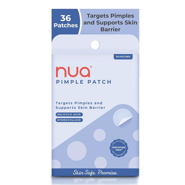 Nua Pimple Patch | 36 Hydrocolloid and Salicylic Acid Patches