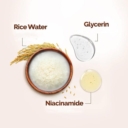 Mamaearth Rice Dewy Bright Face Wash With Rice Water & Niacinamide For Men & Women | 100 ml