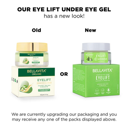 Bella Vita Organic EyeLift Hydrating Natural Under Eye Cream Gel -20 gm