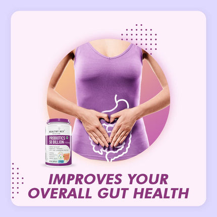 Healthy Hey Nutrition Probiotics  60 Veg Capsules