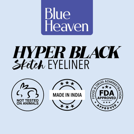 Blue Heaven Hyper Black Sketch Eyeliner Pen