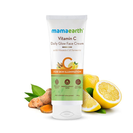Mamaearth Vitamin C Daily Glow Face Cream -80g