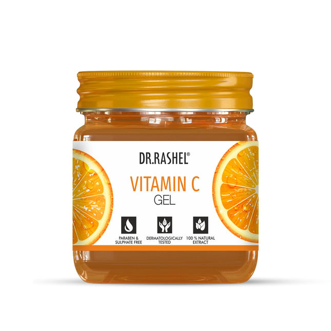DR.RASHEL Vitamin C Gel For Face & Body | All Skin types (380 Ml)