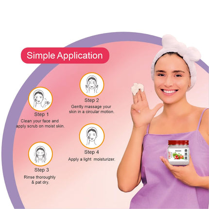 DR.RASHEL Fruit exfoliator For Face & Body -380 Ml