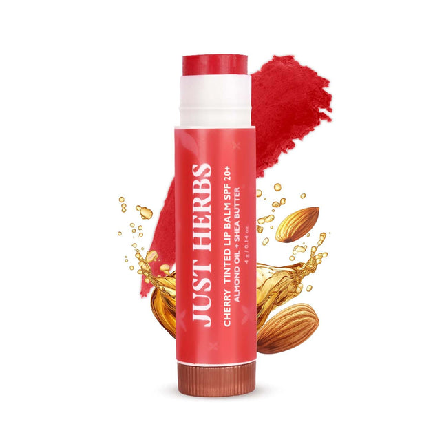 Just Herbs Tinted Lip Balm for Men and Women -4g