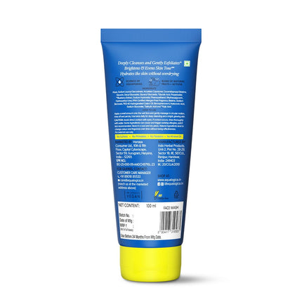 Aqualogica Bright+ Smoothie Face Wash For Men & Women | 100 ml