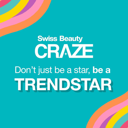 SWISS BEAUTY Craze 2-N 1 Gel Semi-Matte Eyeliner-Black, 2.8Ml