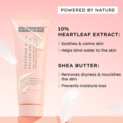 Hyphen 10% Heartleaf Extract & 7% Ceramides-NMF Face Cream Moisturizer | 50ml