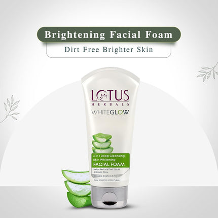 Lotus Herbals Whiteglow Day And Night Face Cream Pack with Face Wash-220G