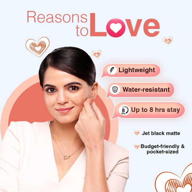 Dazller College Makeup Essentials 3 - All Nighter Trio|Kajal|Mascara|Eyeliner-5.35g