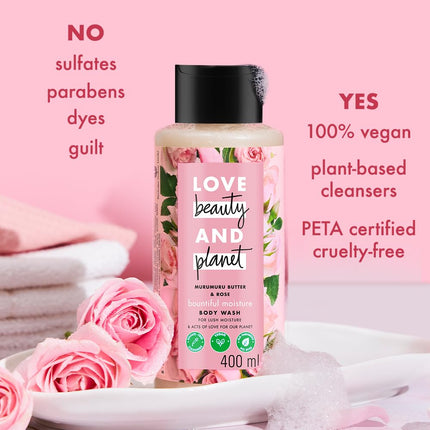 Love Beauty And Planet Moisturising Body Wash 400ml