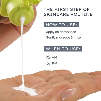 Hyphen Moisturizing Creamy Cleanser for Dry & Sensitive Skin | 2% Ceramides & Polyglutamic Acid | 100ml