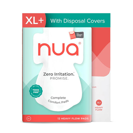 Nua Complete Comfort Sanitary Pads Sensitive Skin | Pack of 12