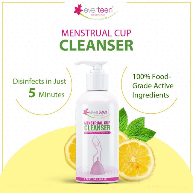Everteen Menstrual Cup Cleanser With Plants Based Formula for Women - 1 Pack (200 ml)