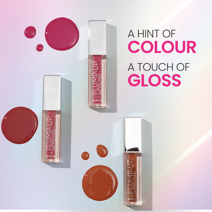 Swiss Beauty Plump-Up Wet Lightweight Lip Gloss With High Shine Glossy-2ml