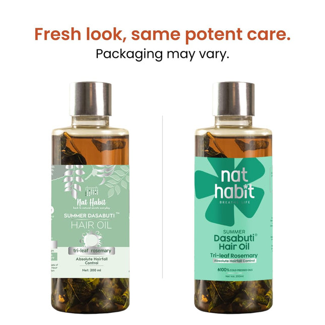 Nat Habit Tri-Leaf Rosemary Hair Oil -200ml
