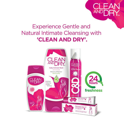 CLEAN AND DRY INTIMATE WASH 189 ML