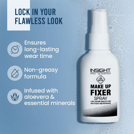 INSIGHT Makeup Fixer for Long Lasting Makeup, Infused with Aloe Vera-75ml
