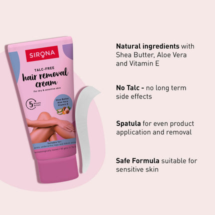 Sirona Hair Removal Cream, Bikini Hair Removal Cream-50 gm