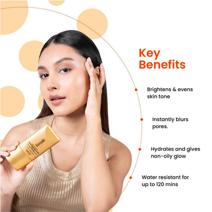 Foxtale SPF 50 Tinted cPA++++ - Nude | Niacinamide & Vitamin E | UVA/UVB Protection + BB Cream + Foundation- 50ml