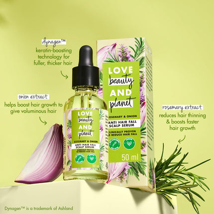 Love Beauty And Planet Onion & Rosemary & Dynagen Anti Hairfall Scalp Serum, 50ml