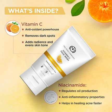 The Man Company Skin Vitamin C Face Wash- 75 ml