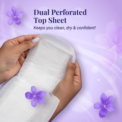 NIINE Dry Comfort Ultra Thin XL+ Sanitary Napkins (Pack of 1) 50 Pads|320mm