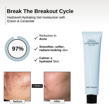 The Formularx Hydra Veil Barrier Care Gel Moisturizer with Ceramide,Hyaluronic-50gm