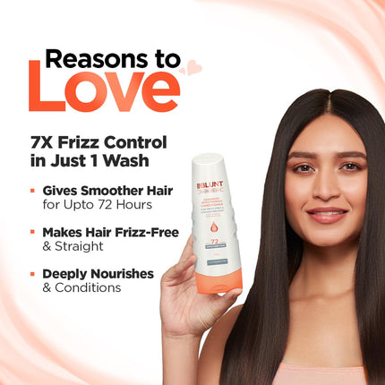 BBLUNT Advanced Smoothening Conditioner With Keratin & Hyaluronic Acid - 250 Grams