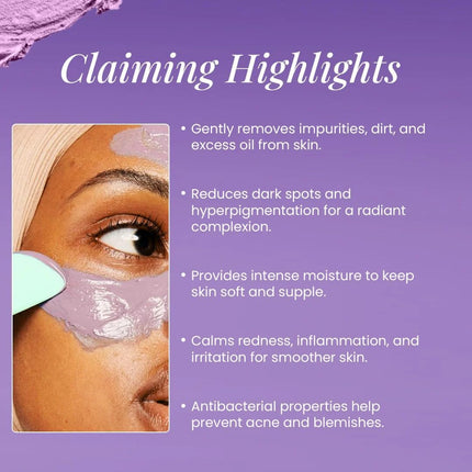 Suroskie Glow & Go De-Tan Clay Mask | Kaolin Clay & Kojic Extract-50g