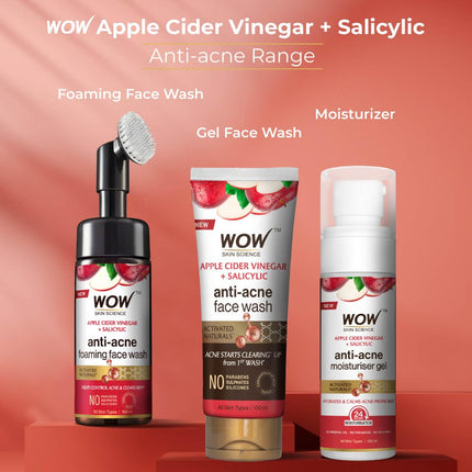 WOW Skin Science Apple Cider Vinegar Foaming Face Wash-150ml