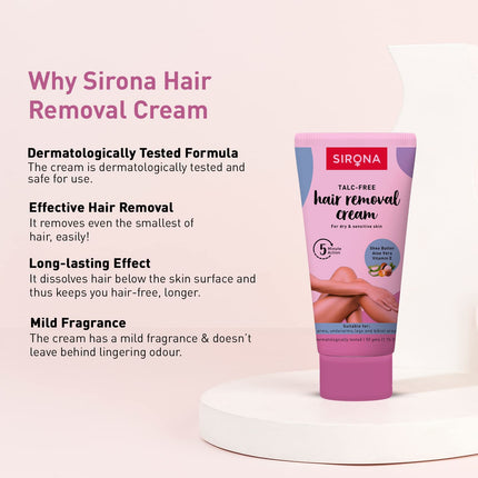Sirona Hair Removal Cream, Bikini Hair Removal Cream-50 gm