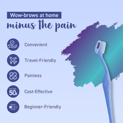 Sirona Reusable Eyebrow Razors for Women - 3 Razors (Pack of 1)