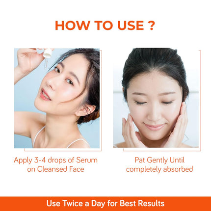 Moody Vitamin C Face Serum Orange & Hyaluronic Acid-20ml