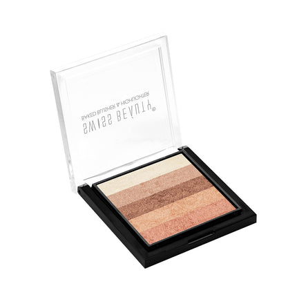 Swiss Beauty Brick Highlighter + Bronzer - 7g