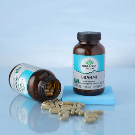 Organic India Brahmi - 180 Veg Capsules
